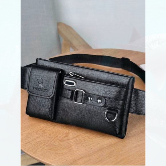 New Basic Waist Bag Black 123 - Picture 3 of 4